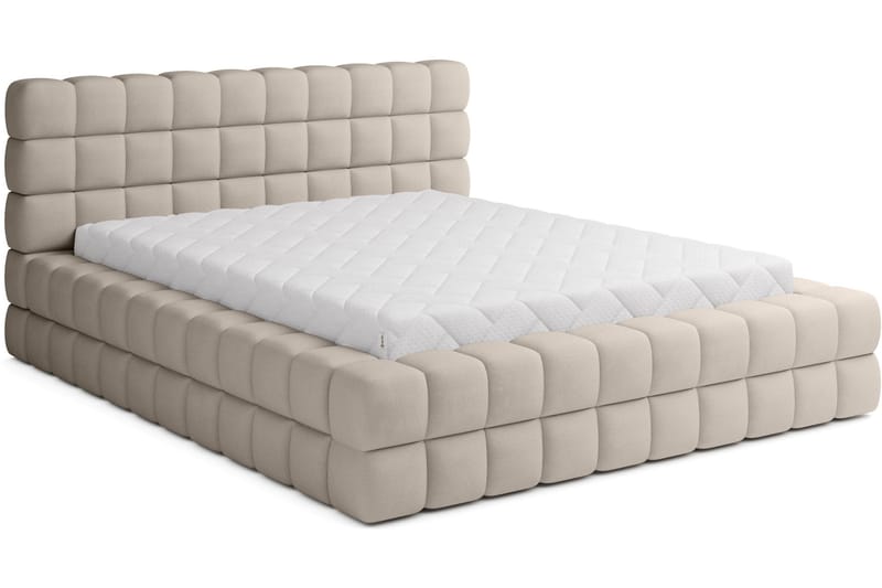 Dizzle Sengramme 160x200 cm - Beige - Møbler - Senger - Senger med oppbevaring