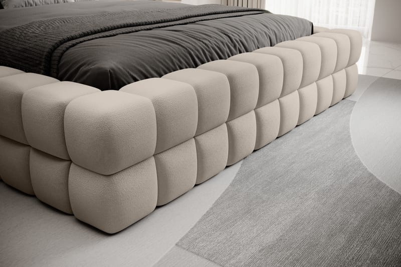 Dizzle Sengramme 160x200 cm - Beige - Møbler - Senger - Senger med oppbevaring