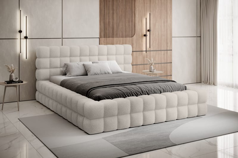 Dizzle Sengramme 160x200 cm - Beige - Møbler - Senger - Senger med oppbevaring
