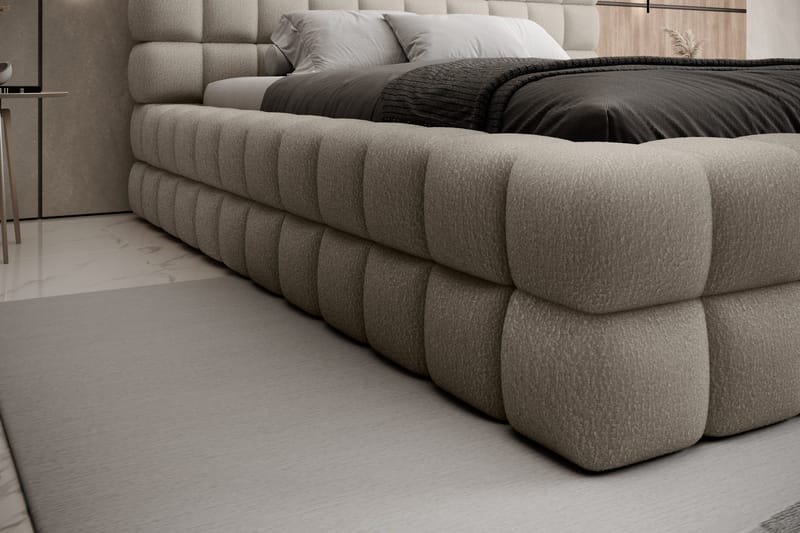 Dizzle Sengramme 160x200 cm - Beige - Møbler - Senger - Senger med oppbevaring