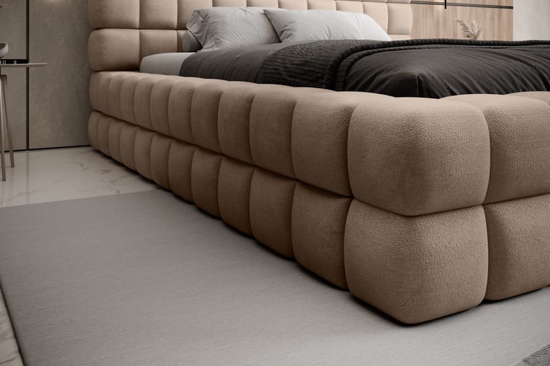 Dizzle Sengramme 160x200 cm - Beige - Møbler - Senger - Senger med oppbevaring
