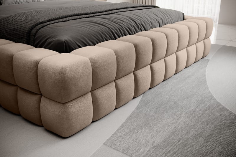 Dizzle Sengramme 160x200 cm - Beige - Møbler - Senger - Senger med oppbevaring
