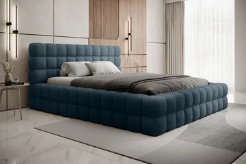 Dizzle Sengramme 160x200 cm - Blå - Møbler - Senger - Senger med oppbevaring