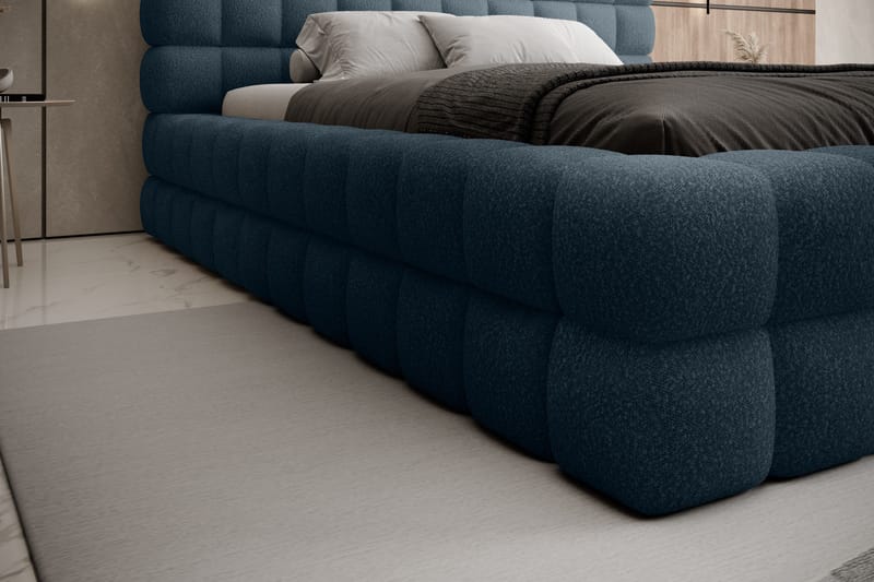 Dizzle Sengramme 160x200 cm - Blå - Møbler - Senger - Senger med oppbevaring