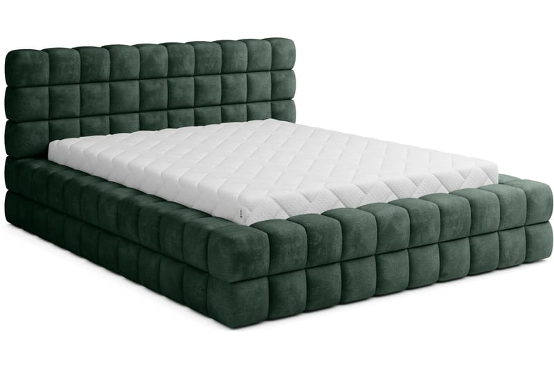Dizzle Sengramme 160x200 cm - Grønn - Møbler - Senger - Senger med oppbevaring