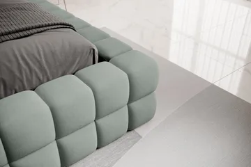 Dizzle Sengramme 160x200 cm - Grønn - Møbler - Senger - Senger med oppbevaring