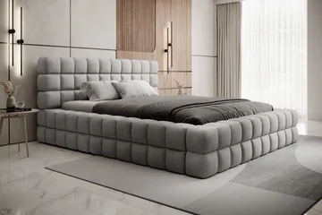 Dizzle Sengramme 180x200 cm - Grå - Møbler - Senger - Senger med oppbevaring