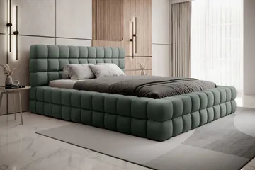 Dizzle Sengramme 180x200 cm - Grønn - Møbler - Senger - Senger med oppbevaring