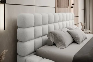 Dizzle Sengramme 180x200 cm - Hvit - Møbler - Senger - Senger med oppbevaring