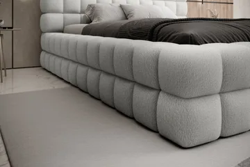 Dizzle Sengramme 180x200 cm - Hvit - Møbler - Senger - Senger med oppbevaring