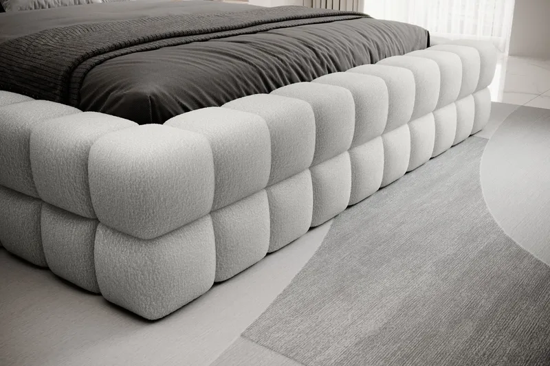 Dizzle Sengramme 180x200 cm - Hvit - Møbler - Senger - Senger med oppbevaring