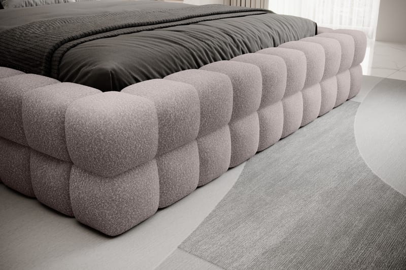 Dizzle Sengramme 180x200 cm - Rosa - Møbler - Senger - Senger med oppbevaring