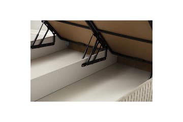 Dobbel madrass, base og hodegjerde Sudamal Sett Brun - 160 x 114 x 200 cm - Møbler - Senger - Kontinentalsenger