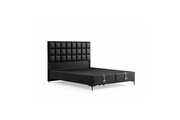 Dobbelseng Base & Hodegavl Drelna Svart - 120 x 38 x 200 cm - Møbler - Senger - Sengeramme & sengestamme