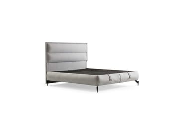 Dobbelseng Base & Hodegavl Fresh Grå - 180 x 41 x 200 cm - Møbler - Senger - Sengeramme & sengestamme