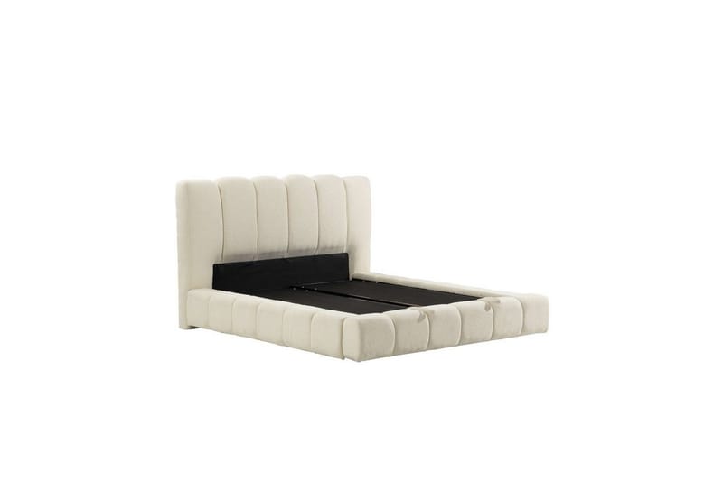 Dobbelseng Base & Hodegavl Rakovica Hvit - 180 x 35 x 240 cm - Møbler - Senger - Sengeramme & sengestamme