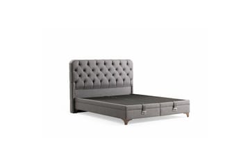 Dobbelseng Base & Hodegavl Sorang Grå - 164 x 35 x 200 cm - Møbler - Senger - Sengeramme & sengestamme
