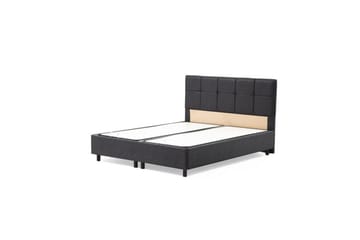 Dobbelseng Base & Hodegavl Sudalmuni antrasitt - 150 x 110 x 200 cm - Møbler - Senger - Sengeramme & sengestamme