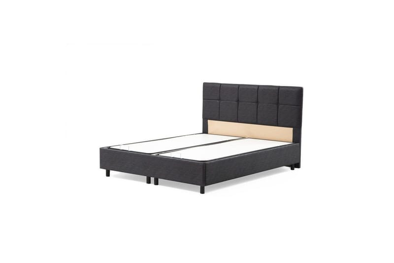 Dobbelseng Base & Hodegavl Sudalmuni antrasitt, 160 x 110 x 200 cm