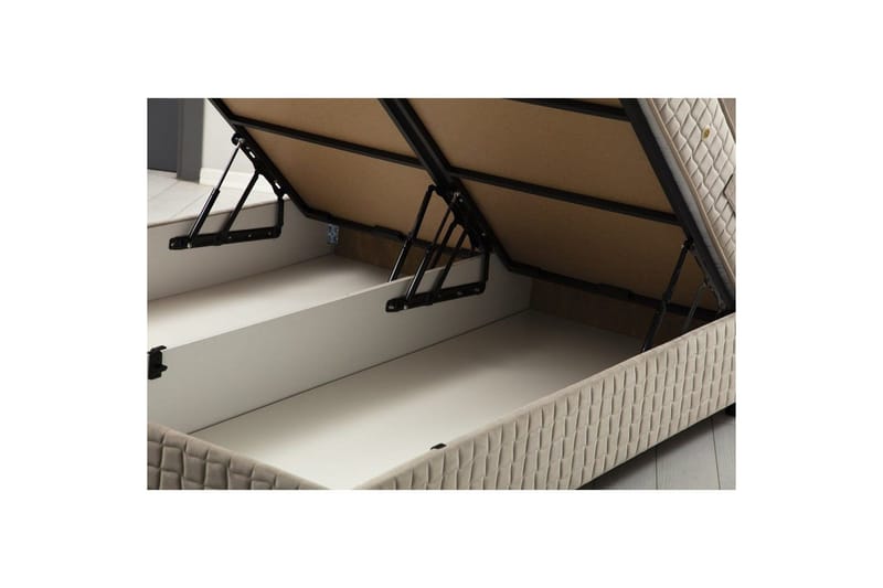 Dobbelseng Base & Hodegavl Sudamal Brun - 160 x 110 x 200 cm - Møbler - Senger - Sengeramme & sengestamme