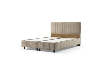 Dobbelseng Base & Hodegavl Sudamal Brun - 160 x 110 x 200 cm - Møbler - Senger - Sengeramme & sengestamme