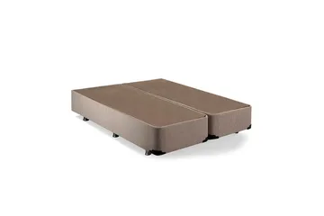 Dobbelseng Base Dasina Dobbel Beige - 140 x 200 cm - Møbler - Senger - Sengeramme & sengestamme