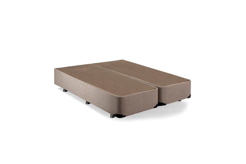 Dobbelseng Base Dasina Dobbel Beige - 200 x 200 cm - Møbler - Senger - Sengeramme & sengestamme