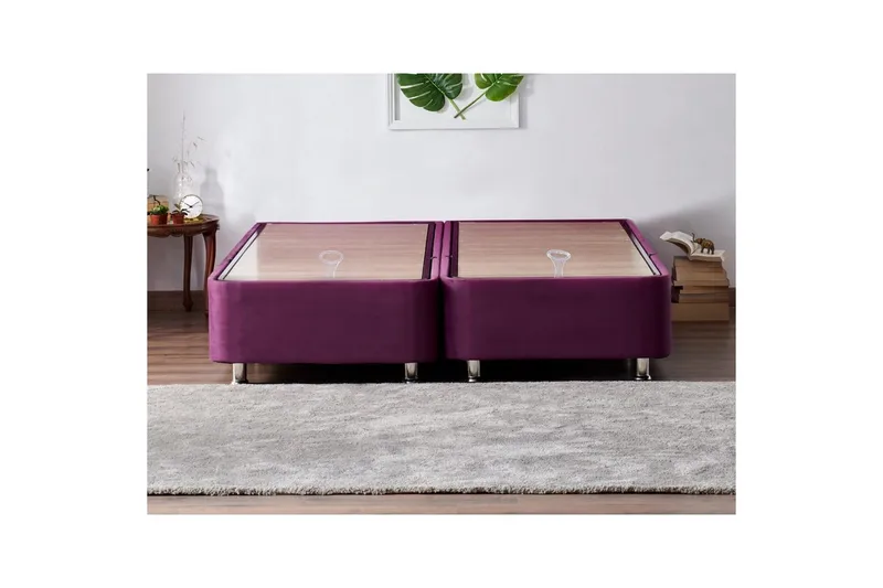 Dobbelseng Base Lilla Dobbel Lilla, 140 x 200 x 38 cm