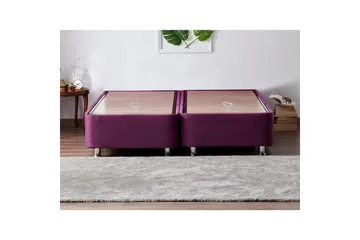 Dobbelseng Base Lilla Dobbel Lilla - 180 x 200 x 38 cm - Møbler - Senger - Sengeramme & sengestamme