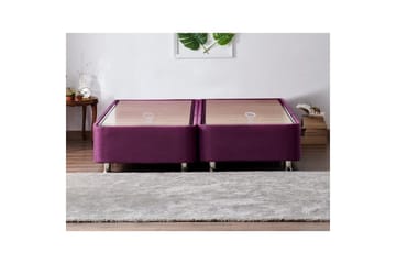 Dobbelseng Base Lilla Dobbel Lilla - 200 x 200 x 38 cm - Møbler - Senger - Sengeramme & sengestamme