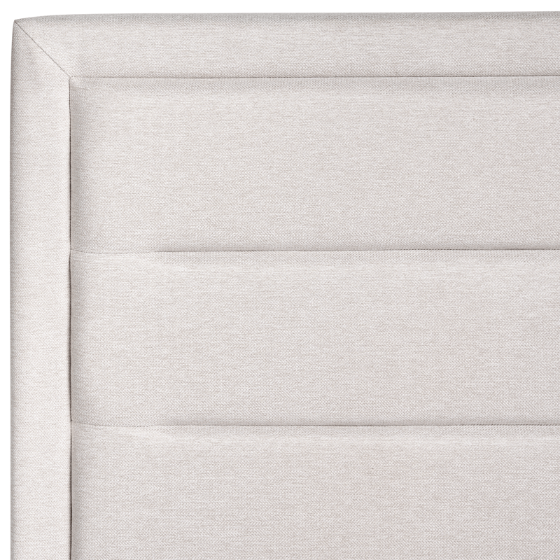 Dobbelseng med lamellram Rouen 180x200 cm - Lys beige - Møbler - Senger - Sengeramme & sengestamme