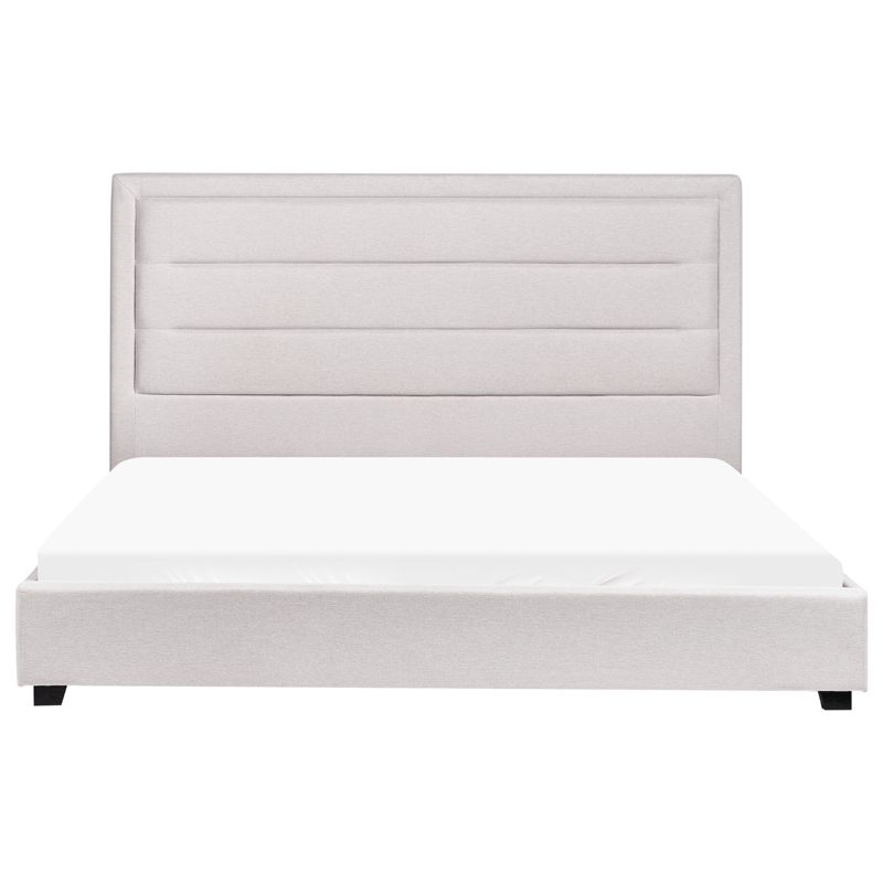 Dobbelseng med lamellram Rouen 180x200 cm - Lys beige - Møbler - Senger - Sengeramme & sengestamme
