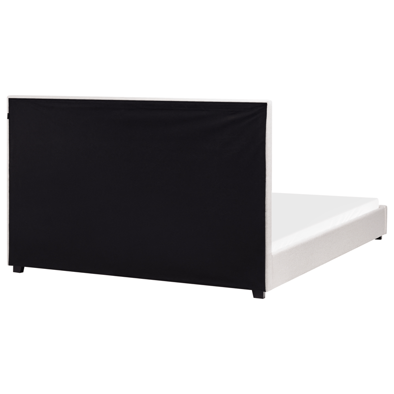 Dobbelseng med lamellram Rouen 180x200 cm - Lys beige - Møbler - Senger - Sengeramme & sengestamme
