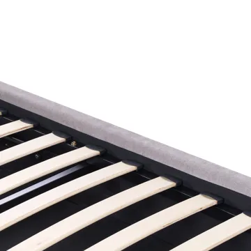 Dobbelseng Mouzon 140x200 cm - Taupe - Møbler - Senger - Senger med oppbevaring