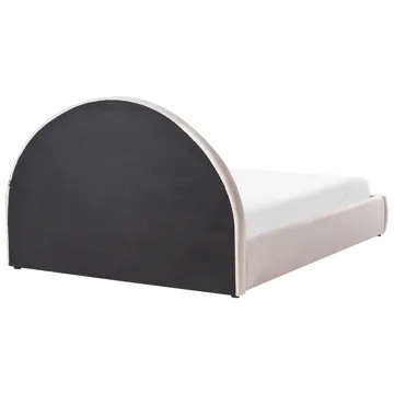 Dobbelseng Mouzon 160x200 cm - Lys beige - Møbler - Senger - Senger med oppbevaring