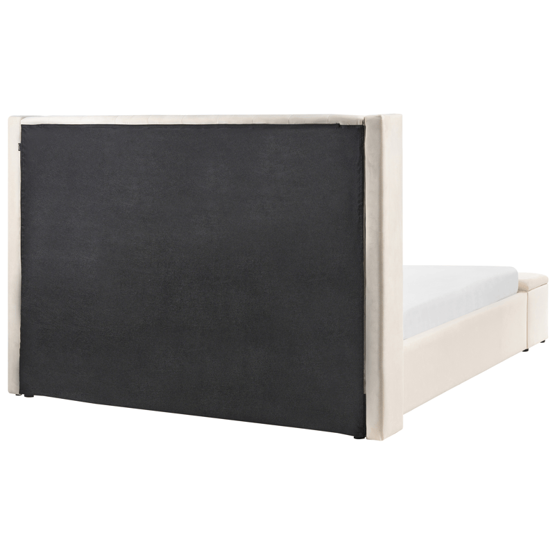 Dobbelseng Noyers 160x200 cm - Off-White - Møbler - Senger - Senger med oppbevaring