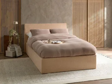 Dobbelseng Orbey 120x200 cm - Beige - Møbler - Senger - Senger med oppbevaring