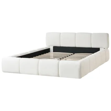 Dobbelseng Orville 160x200 cm - Off-White - Møbler - Senger - Sengeramme & sengestamme