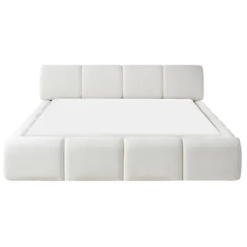 Dobbelseng Orville 160x200 cm - Off-White - Møbler - Senger - Sengeramme & sengestamme