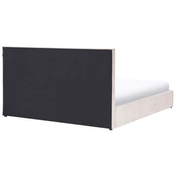 Dobbelseng Quiberon 180x200 cm - Taupe - Møbler - Senger - Senger med oppbevaring