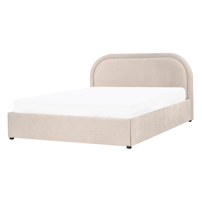 Dobbelseng Quillien 140x200 cm - Lys beige - Møbler - Senger - Senger med oppbevaring