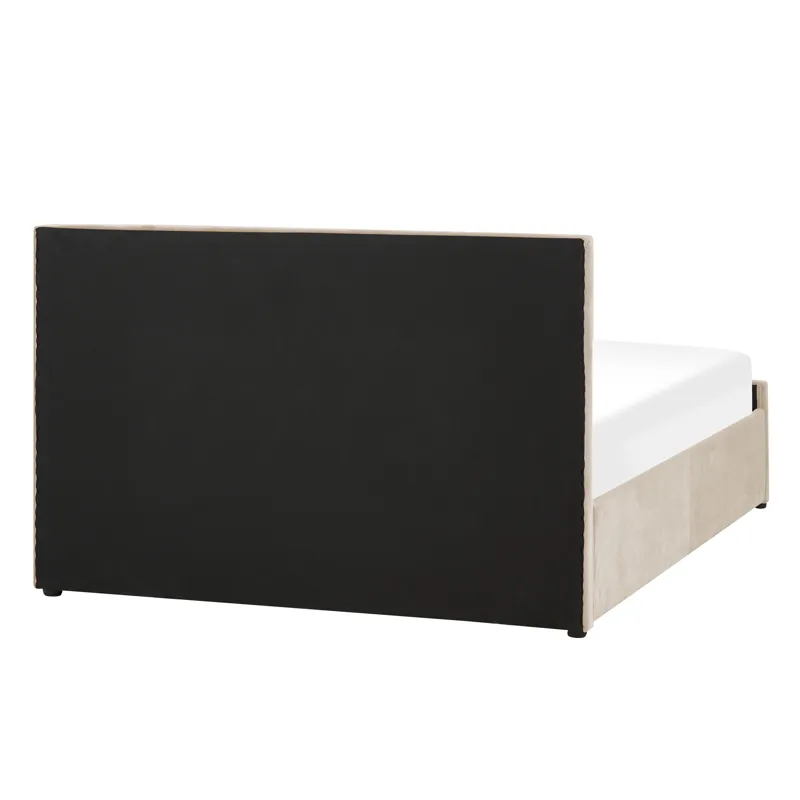 Dobbelseng Rochefort 180x200 cm - Beige - Møbler - Senger - Senger med oppbevaring