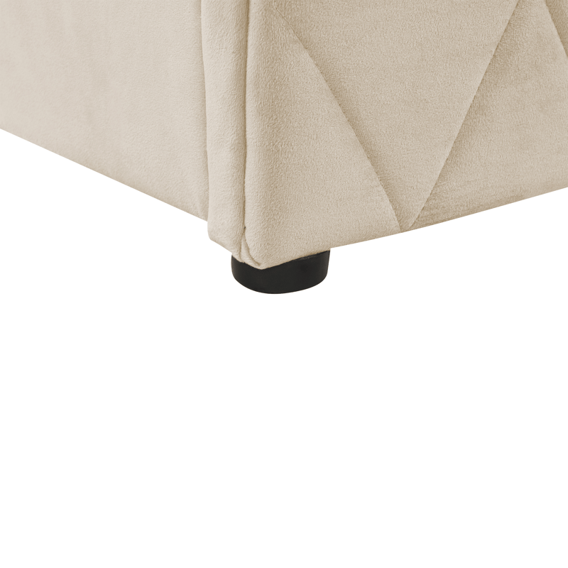 Dobbelseng Rochefort 180x200 cm - Beige - Møbler - Senger - Senger med oppbevaring