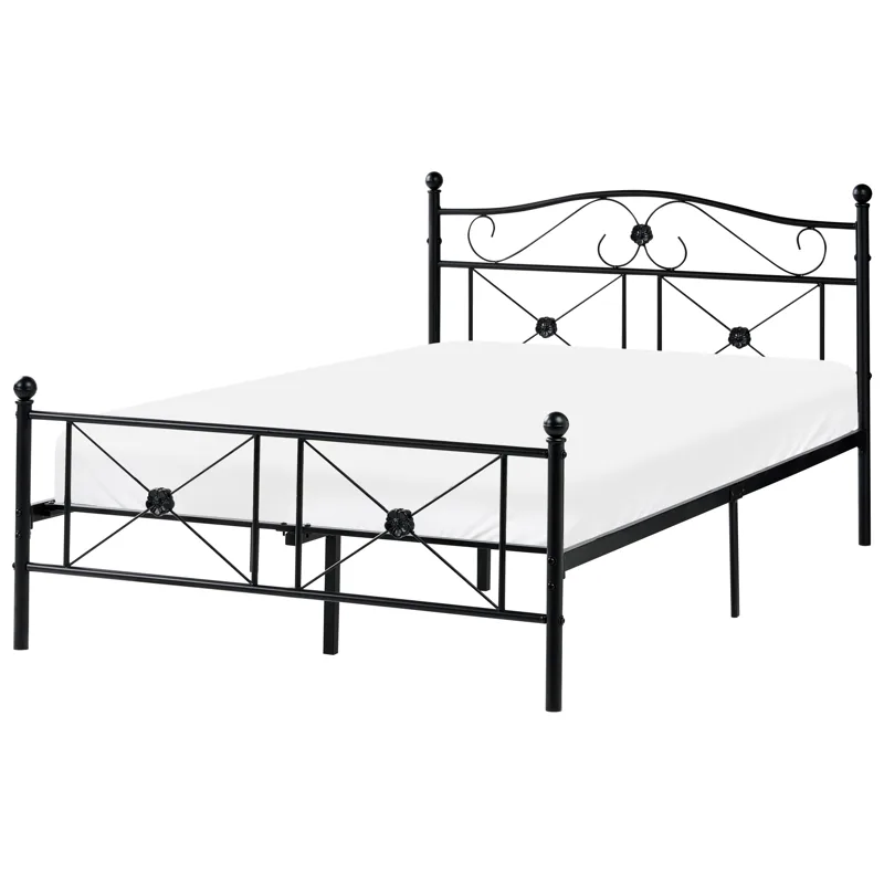 Dobbelseng Rodez 120x200 cm, Svart