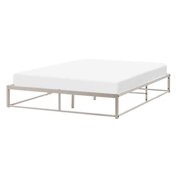 Dobbelseng Viry 140x200 - Lys beige - Møbler - Senger - Sengeramme & sengestamme