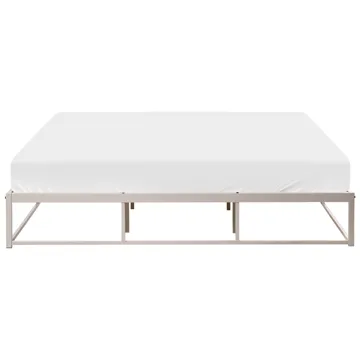 Dobbelseng Viry 180x200 - Lys beige - Møbler - Senger - Sengeramme & sengestamme
