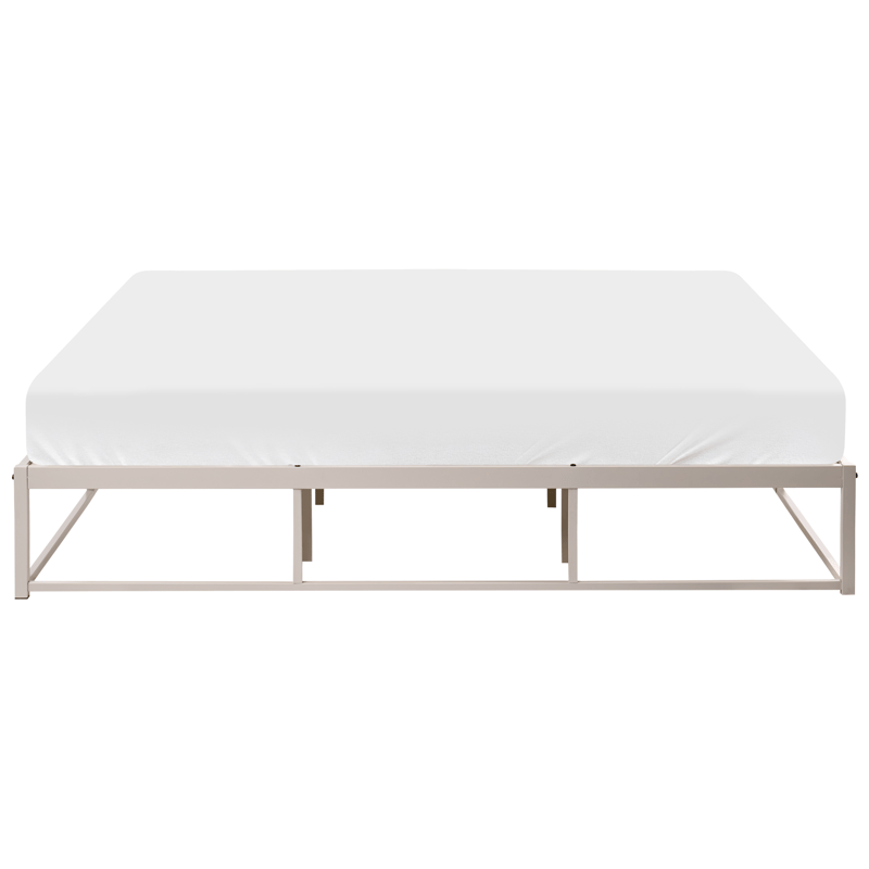 Dobbelseng Viry 180x200 - Lys beige - Møbler - Senger - Sengeramme & sengestamme