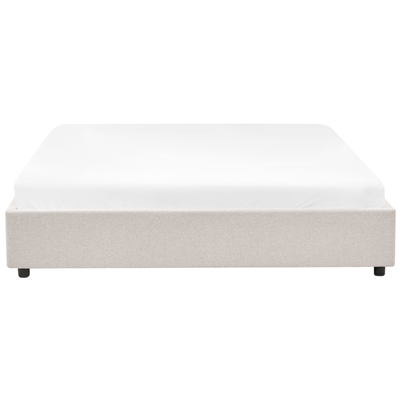 Dobbelseng Prades 180x200 cm - Lys beige - Møbler - Senger - Senger med oppbevaring