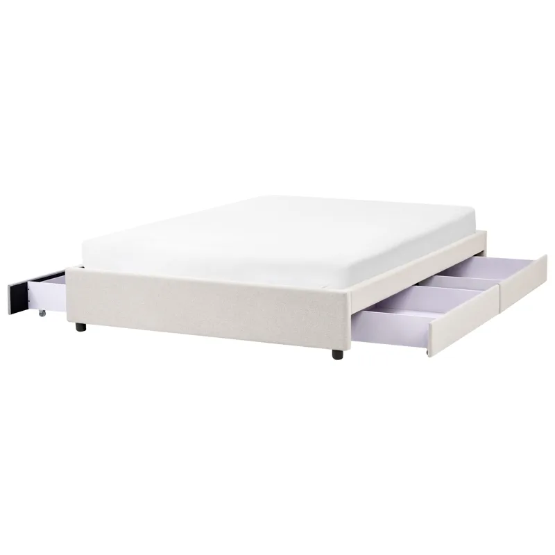 Dobbelseng Prades 160x200 cm, Lys beige