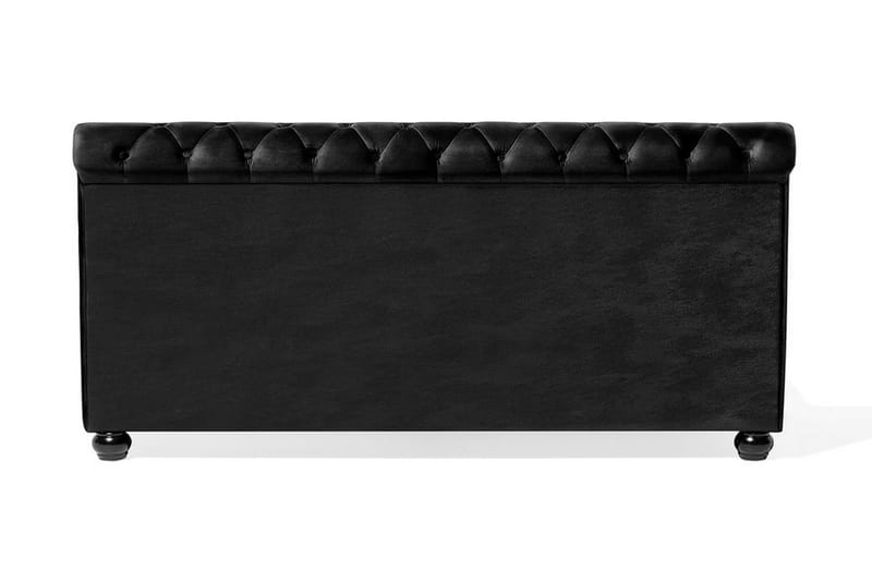 Dobbeltseng Avallon 180 | 200 cm - Svart - Sengeramme & sengestamme